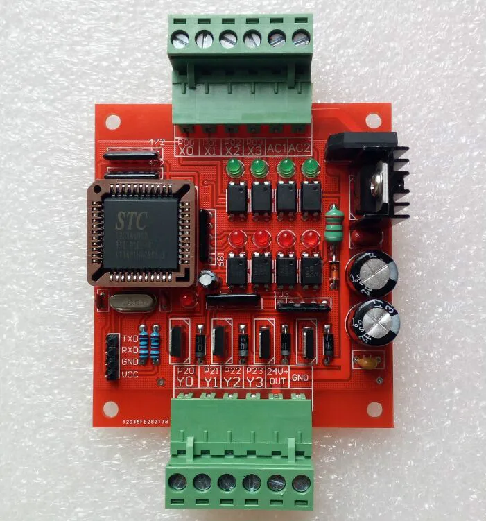 PLC промышленная плата управления для mitsubishi FX1N 8MT 8MR транзисторное реле