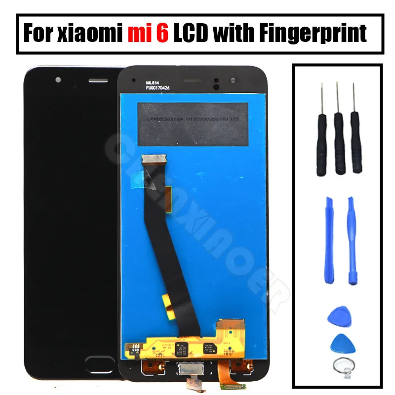 

Xiaomi Mi 6 LCD Display+Touch Screen Digitizer Assembly 1920x1080 FHD For 5.15" Xiaomi Mi6 LCD Replacement Parts xiaomi 6 lcd