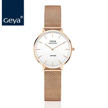 Geya Japan Miyota GL20 Fashion Luxury Brand Lady Quartz Watch Business Stainless Steel Female Clock Waterproof Woman Wristwatch