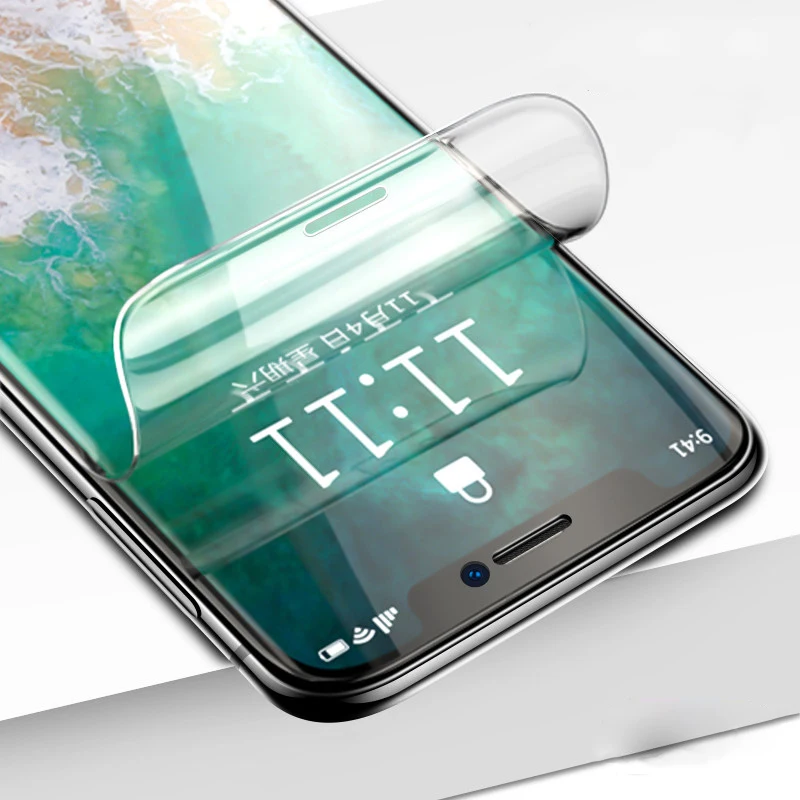 Soft Hydrogel Film For iPhone X 8 8 Plus Protective Full Cover Screen