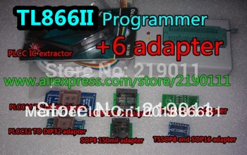 

Free Shipping V7.03 TL866II PLUS USB High Performance Willem Universal Programmer with 6 adapter