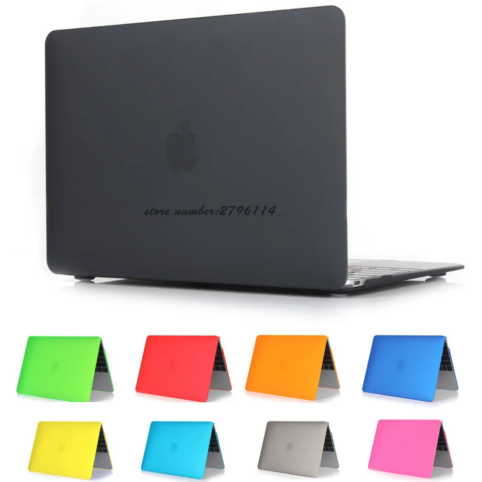 Непрозрачный жёсткий защитный чехол серии Crystal для MacBook 12 дюймов Air 11 13 Pro 15 retina