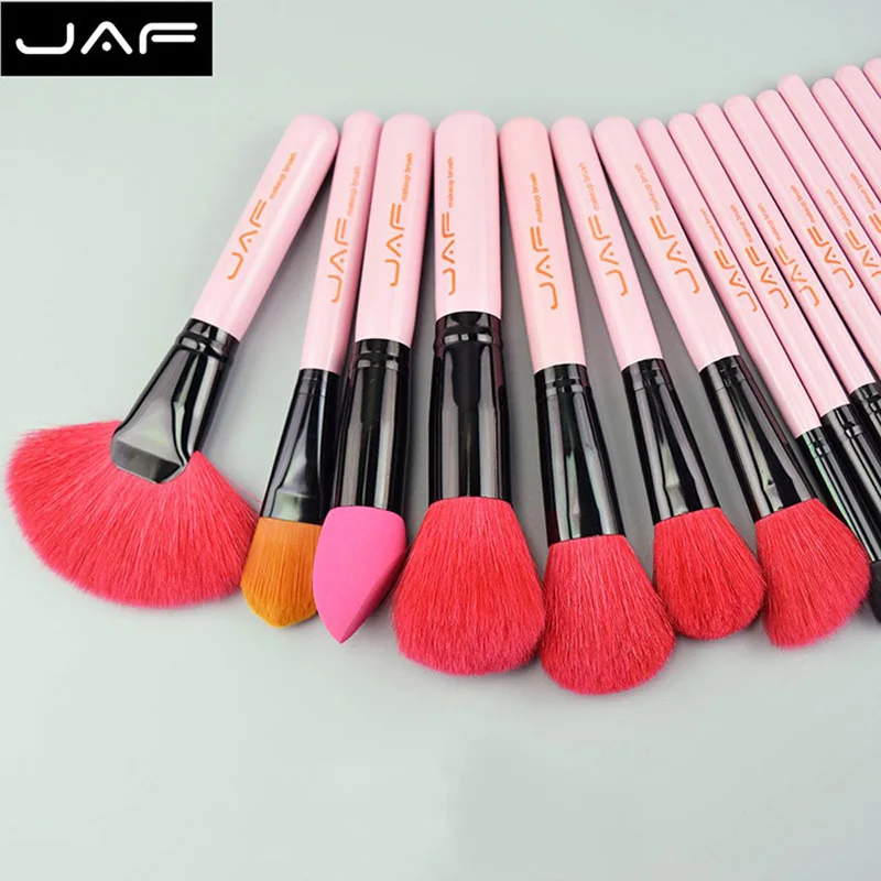 

32 PCS Pink Makeup Brush Set Wool in Gift-Box Packing Face Eyes Eyeshadow Birthday Gift For Lady FM88