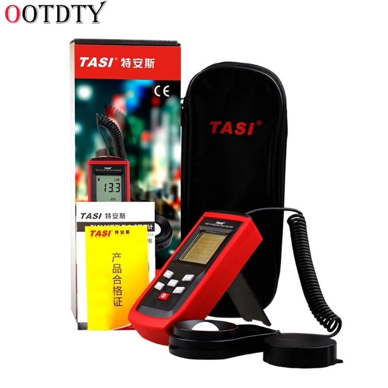 Цифровой измеритель освещенности TA8131 100000Lux/FC LCD Luxmeter Luminometer Photometer|УФ-радиометры| |