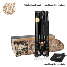 QZSD Q278 Professional Ball Head For Canon Nikon DSLR Camera Lightweight Compact Tripod Monopod Portable Camera Stand Tripe dslr camera monopod 1 4 dslr tripod qzsd q360 portable detachable changeable traveling tripod for canon nikon sony and more