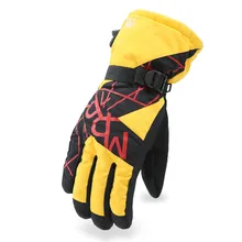 New Arrived Men Ski Gloves Waterproof Snowboard Gloves Motorcycle Riding Winter Touch Screen Snow Windstopper Glove
