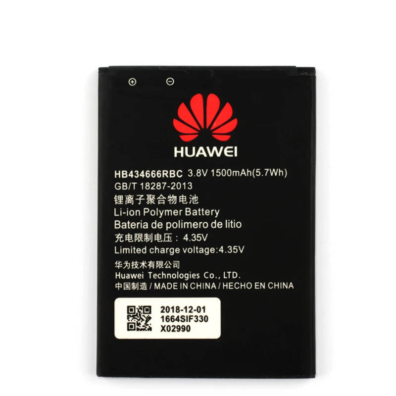 

Original HB434666RBC 1500mAh WIFI Router battery For Huawei E5573S-853 E5573S-856 E5573 E5573S E5573S-852 WIFI Router battery