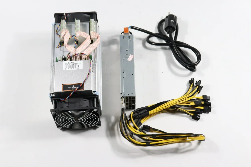 YUNHUI Asic шахтер BITMAIN Antminer V9 4TH/s (с БП) Bitcoin МПБ BTC шахтер V9 лучше чем Antminer S9 T9 + S9i WhatsMiner M3 E9