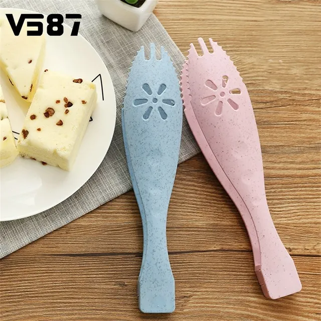 22cm Bread Tong Kitchen Food Bbq Ice Gadgets Wheat Straw Made 22cm Bread Tong Kitchen Food Bbq Ice Gadgets Wheat Straw Made Material Accessories Supplies Gear Cooking