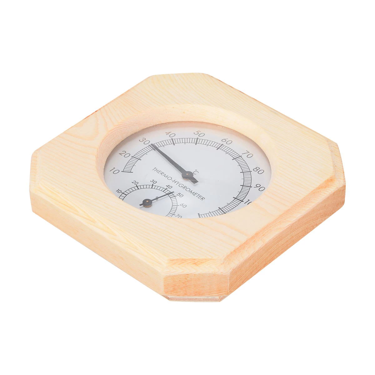 Practical Wood Thermometer Hygrothermograph For Sauna Room Temperature Humidity Measuring Household Thermometers Mayitr