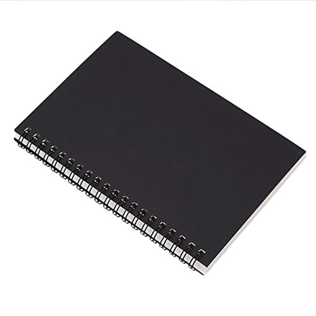 Hardcover Notebook Blank Journal Sketchbook for Drawing, Thick Paper Black