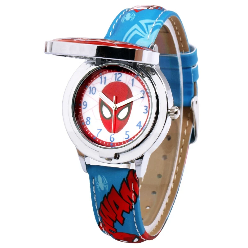 Marvel Avengers Amazing Ultimate Spider Man Teen Boy Hero Dream Pupil Cool Watches Child Disney Student Clock Birthday Gift New