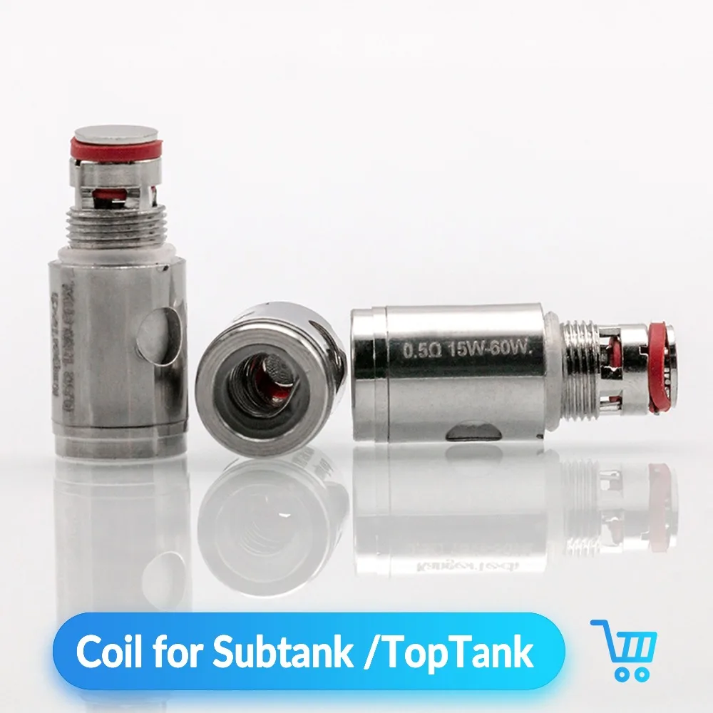 Volcanee 5 шт. катушка для вейпинга для SSOCC катушки 0.5ohm 1.5ohm Fit Kanger Toptank Subtank Topbox мини Subox мини-c танки Sub E Cig Core