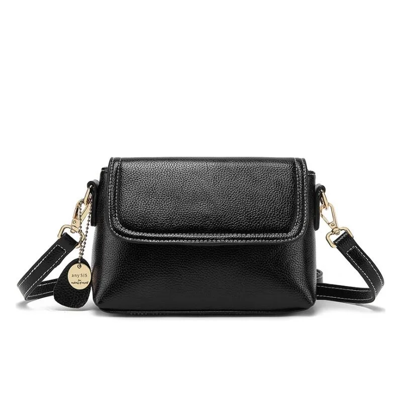 

Luxury Brand Genuine Leather HandBag For Women's Flap Shoulder Bag 2019 New Women Messenger Party Clutch Sac