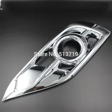Dongzhen 2pcs ABS Chrome Car Front Fog Light Cover Fog Lamp Hoods Auto Exterior Accessories fit for Honda CRV CR-V 2012