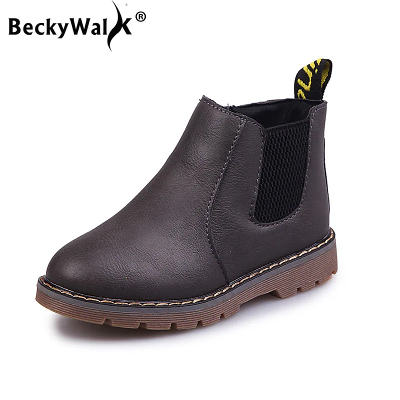 Осенне зимние детские ботинки BeckyWalk Martin для девочек и мальчиков школьная детская