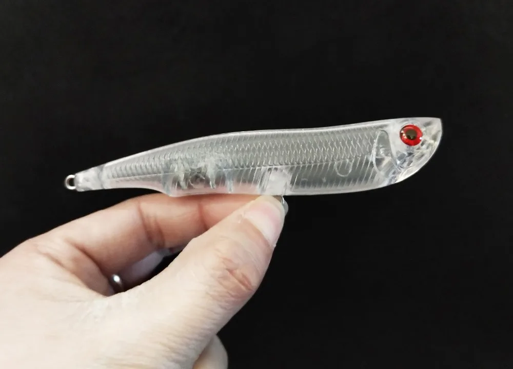 

GYFISHING 15Pcs Unpainted Fishing Topwater Floating Baits Popeprs Plugs Blank Hard Lures Body
