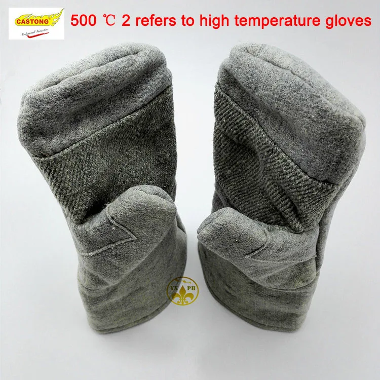 CASTONG new fireproof glovesABG 2T 500 degrees high temperature