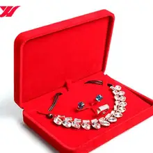 Модные украшения комплект коробка для хранения кольцо Серьги подвеска 3 в 1 Прямоугольник Ювелирные изделия костюм чехол для хранения подарок Коробки 30 шт