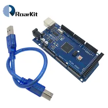 1 комплект Mega 2560 R3 Mega2560 REV3(ATmega2560-16AU CH340G) плата с usb-кабелем совместима с arduino