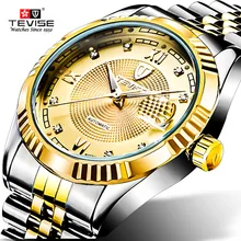 Men's watches Automatic mechanical watch tourbillon clock Casual business wristwatch relojes hombre top brand TEVISE luxury tevise business mechanical watches mens military quality brand automatic watch men gold steel calendar waterproof relojes hombre