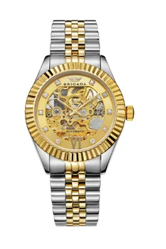

Brigada 6004G Watch Automatic Mechanical Wristwatch Business Luxury Waterproof Butterfly Buckle Free Shipping