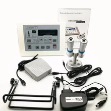 Liberty дермограф постоянный макияж цифровая тату-машинка с поворотным швейцарским мотором ножной переключатель Косметический Набор татуировок пистолет