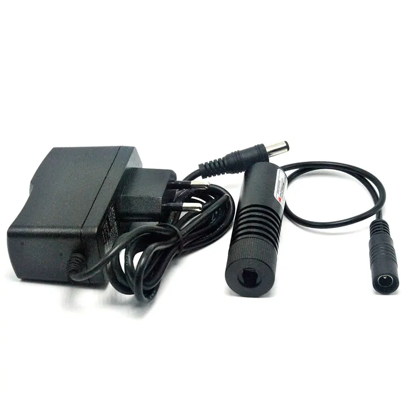 

22mm Dia Focusable 20mw 650nm Red Line Beam Laser Locator Module DC5V w Adapter & Holder