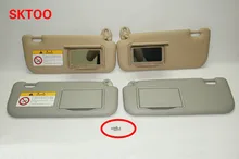 SKTOO Para Toyota Corolla 2014-2017 con un maquillaje espejo parasol coche visera beige/gris