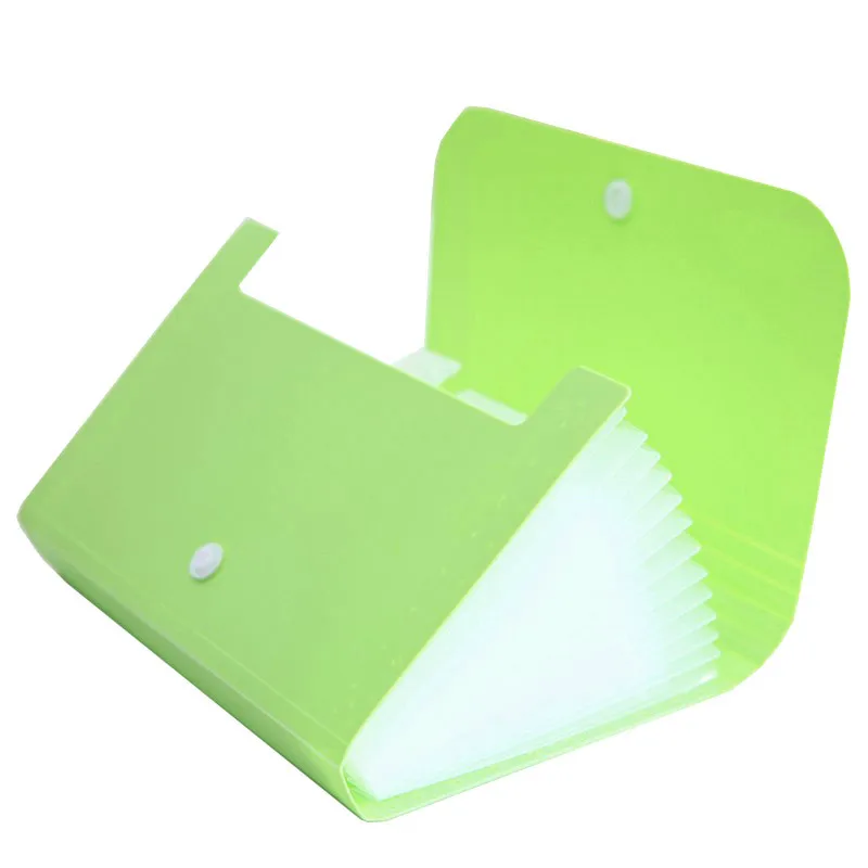 

Candy Color File Bag File Folder Small Document Bags Plastic Expanding Wallet Folders For Office And School Exam
