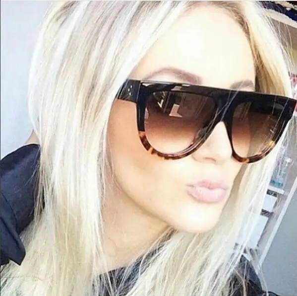 Flat Top Retro Tortoise Shadow Women's Sunglasses HTB1eG2FQpXXXXanapXXq6xXFXXXt - Flat Top Retro Tortoise Shadow Women's Sunglasses