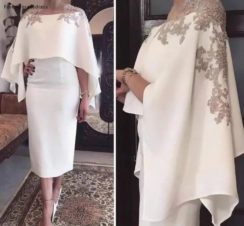 2019 Mother of the Bride Dresses Sheath Lace Appliques Formal Godmother Evening Party Guests Gown Plus Size-0