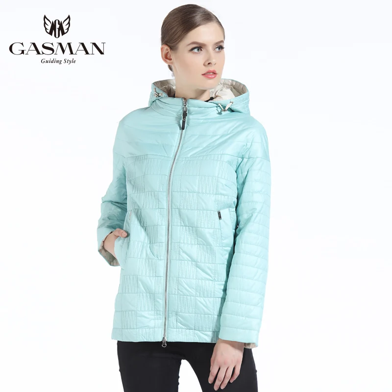 GASMAN 2018 Brand Spring Autumn Coat Women Coats And Jackets Short Hooded Women's Windproof Jacket Casual Plus Size 4XL 5XL