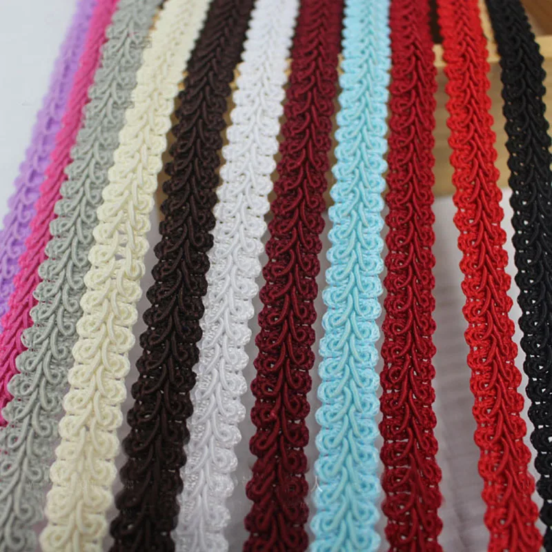 Decopro Passamaneria Francese Gimp - Treccia Per Tappezzeria E Paralumi - 50 Metri (1,27 Cm) Colore Naturale A2 - Confezione Risparmio