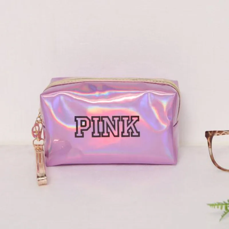 Fashion Waterproof Laser Makeup Bag Simple Portable Cosmetic Bag Clutch Purse PU Zipper Travel Makeup Organizer Bag Neceser Fashion Waterproof Laser Makeup Bag Simple Portable Cosmetic Bag Clutch Purse PU Zipper Travel Makeup Organizer Bag Neceser