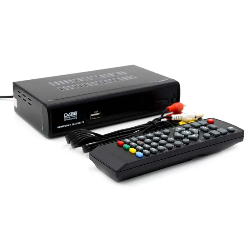 Larryjoe мини DVB T2 тюнер MPEG4 DVB-T2 HD совместим с DVB-T/H.264 ТВ-ресивер w/RCA/HDMI для России/Европы