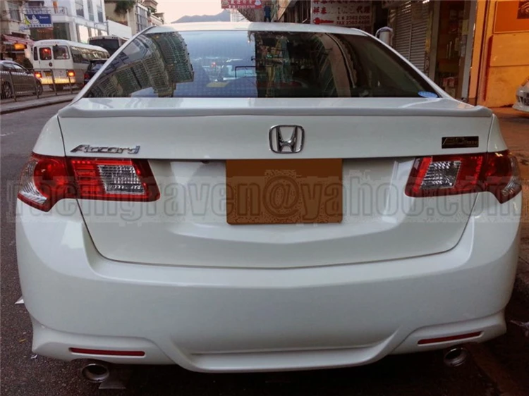 Для Honda accord спойлер 2008-2013 accord губы ABS Материал заднее крыло праймер цвет задний спойлер для Honda Accord спойлер