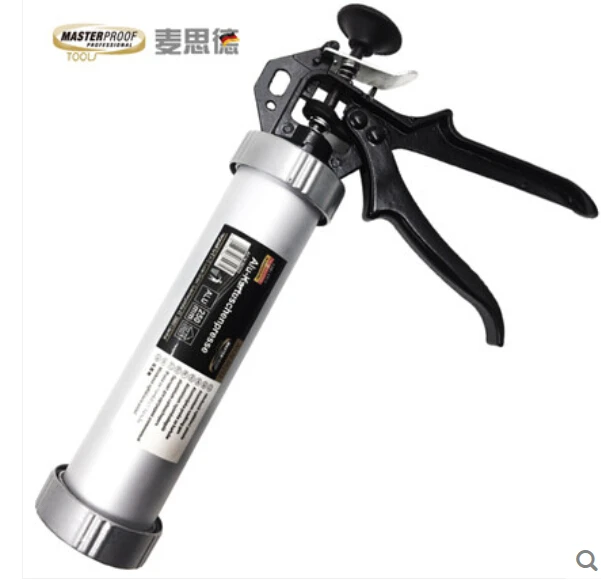 Germany Mai Side dual aluminum glass glue gun caulking gun silicone gun glue gun 300ml Germany Mai Side dual aluminum glass glue gun caulking gun silicone gun glue gun 300ml
