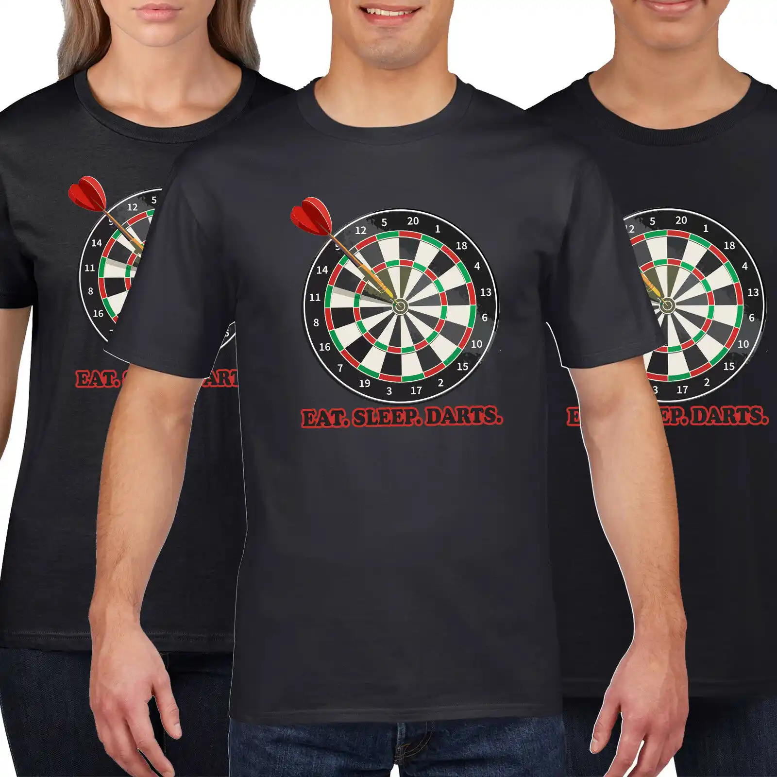 Darts Funny T-shirt Heart Beat Pulse Pub Weekend Tee Adult Unisex QUALITY Top