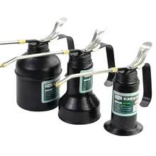 Распылитель пистолет масленка 180cc/350cc/500cc машинный насос масляного резервуара ручные инструменты Смазывающий Аэрограф высокого давления длинный клюв масло банка