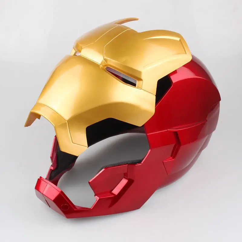 

With LED Light Avengers Iron Man Helmet Cosplay Marvel Superhero Tony Stark Action Figure Touch Sensing Mask Helmet