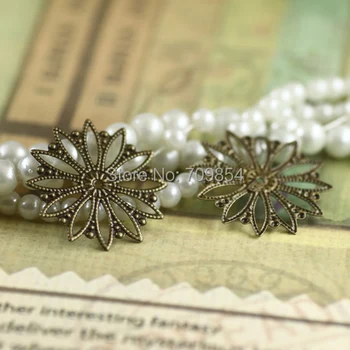 

26mm antique bronze filigree wire--100pcs