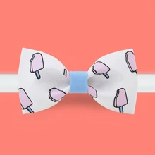 Модная новинка Мужская дизайн мужской костюм обувь с бантом свадьба печатных Жених дружки личности Фруктового мороженого