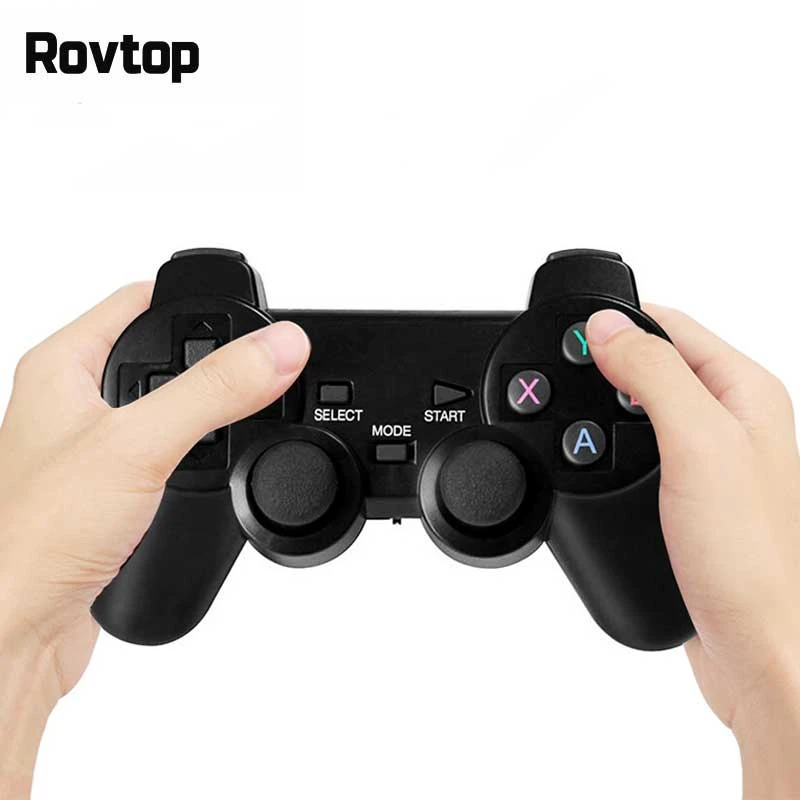 Rovtop 2 4G беспроводной геймпад пк для PS3 TV Box джойстик игровой пульт дистанционного