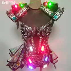 Светодиодный светящееся платье Модная светящаяся женская одежда светодиодный свет платье для выступлений на сцене DJ электронная музыка