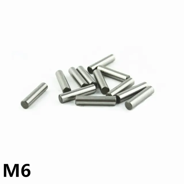 100 pcs 6 มม. แบริ่งทรงกระบอก Pin ตำแหน่งเข็ม roller Thimble ความยาว 6 8 10 12 14 16 18 20 22 24 25 26 30-60 มม 1