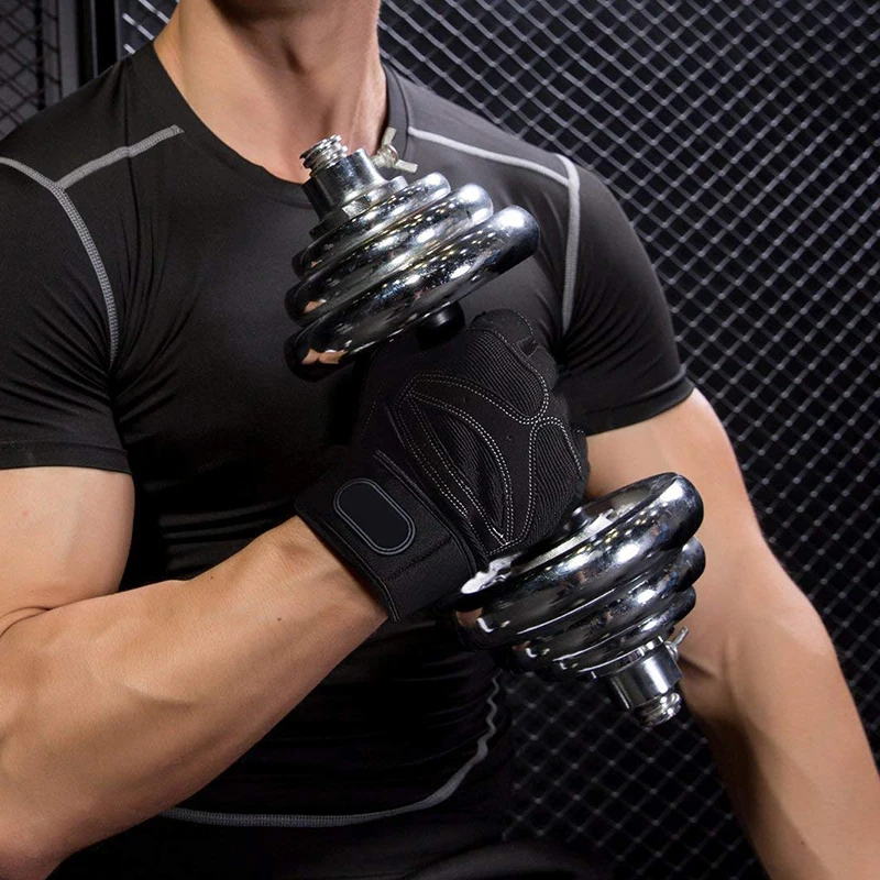 Zacro перчатки для тяжелой атлетики, 3D перчатки для тренажерного зала, фитнеса, тяжелого веса, занятий спортом, бодибилдинга, тренировок, спорта, фитнеса, перчатки M-XL