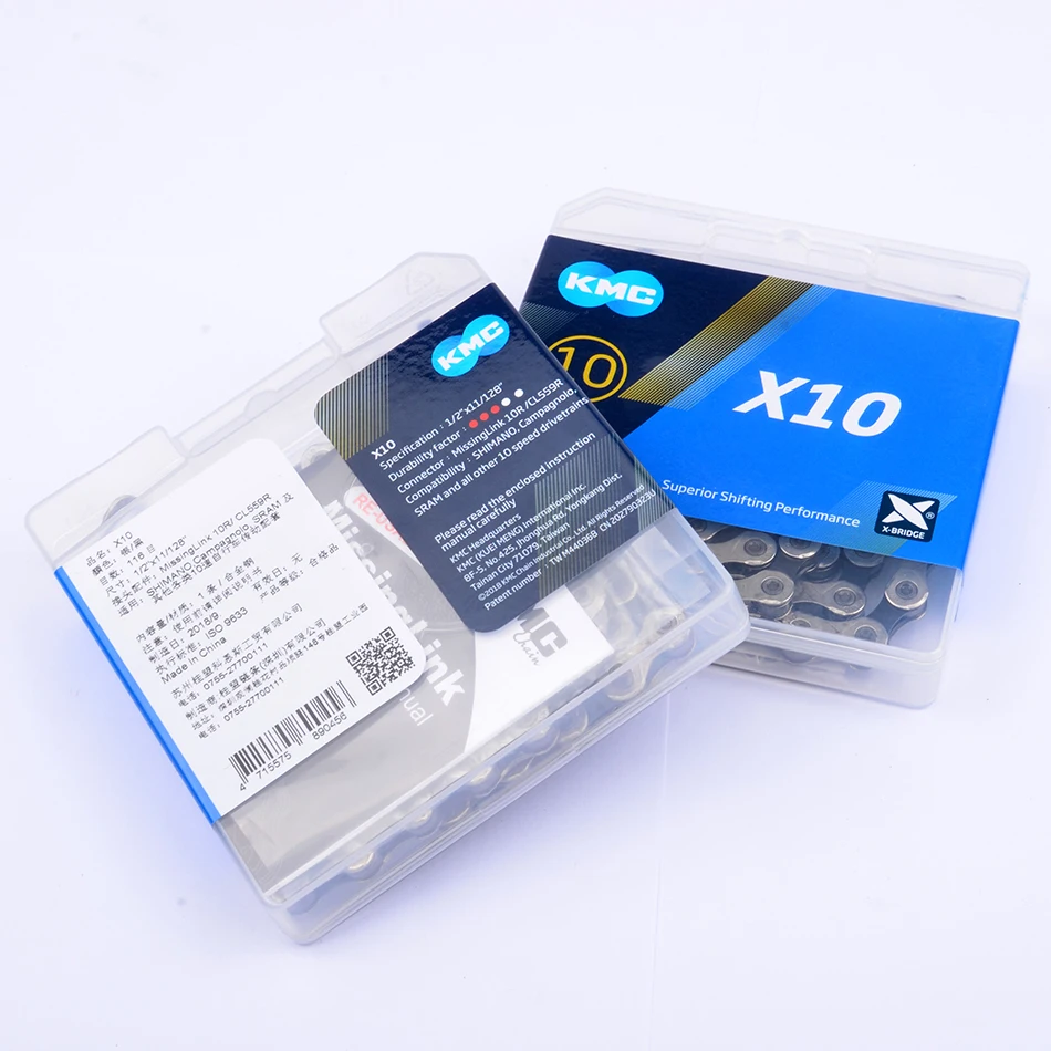 Best KMC x8 x9 x10 x10sl x9sl x11sl bicycle chain 9 10 11 s gold mountain road bike  and sramn 7 8 9 10 11 / 116l 5