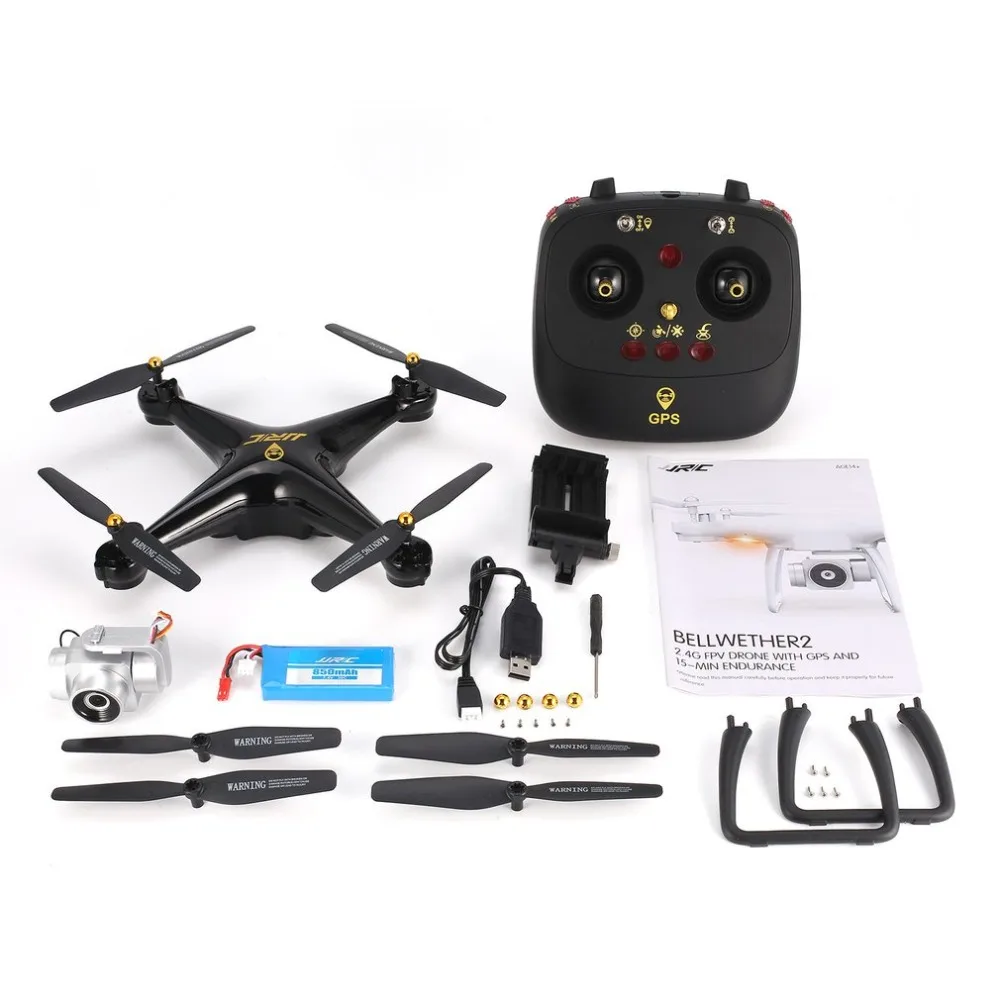 

RC Drone Selfie Dual GPS Positioning Quadcopter with 1080P Wifi FPV Adjustable Wide Angle Camera Follow Me Model