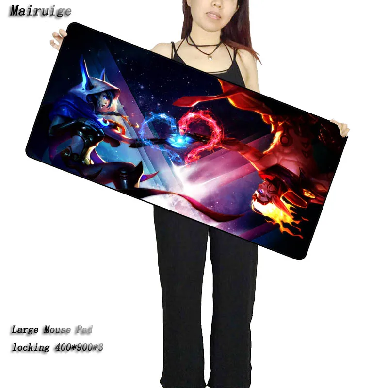 

Mairuige League of Legends Gamer Play Mats Mousepad Large Gaming Mouse Pad Anti-slip Perfect Locking Edge PC Computer Desk Mat